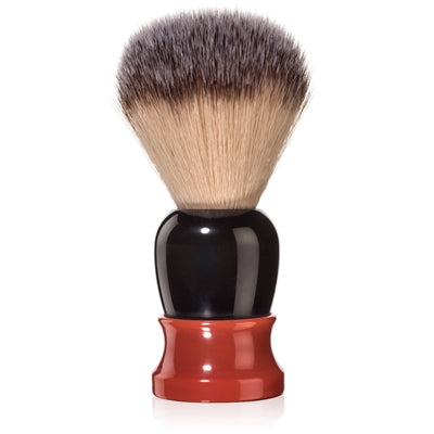 Omega - Synthetic Fiber Shaving Brush, Beech Wood Handle - S10005