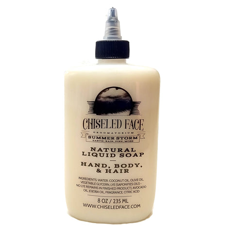 Chiseled Face - Ghost Town Barber Liquid Soap