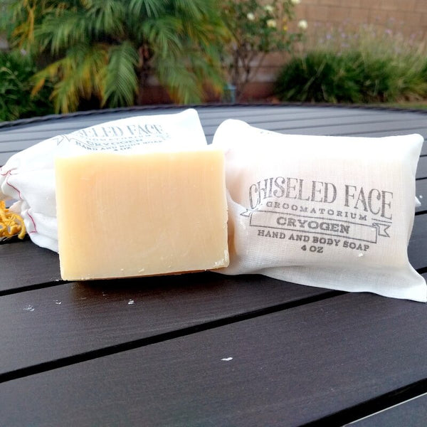 Chiseled Face Cryogen Bath Soap Groomatorium Inc
