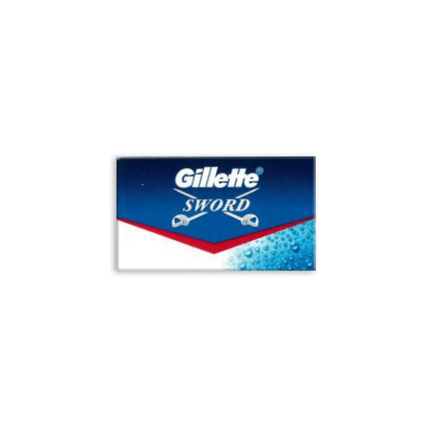 Gillette - Silver Blue DE Safety Razor Blades - 5 pack