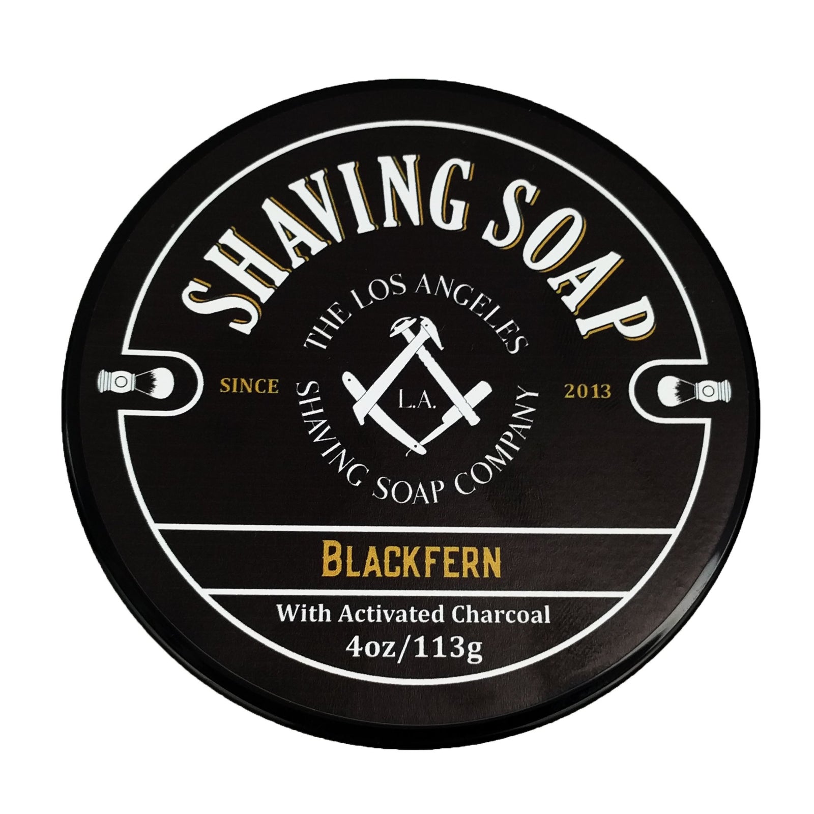 LA Shaving Soap Co - Blackfern Vegan Shaving Soap