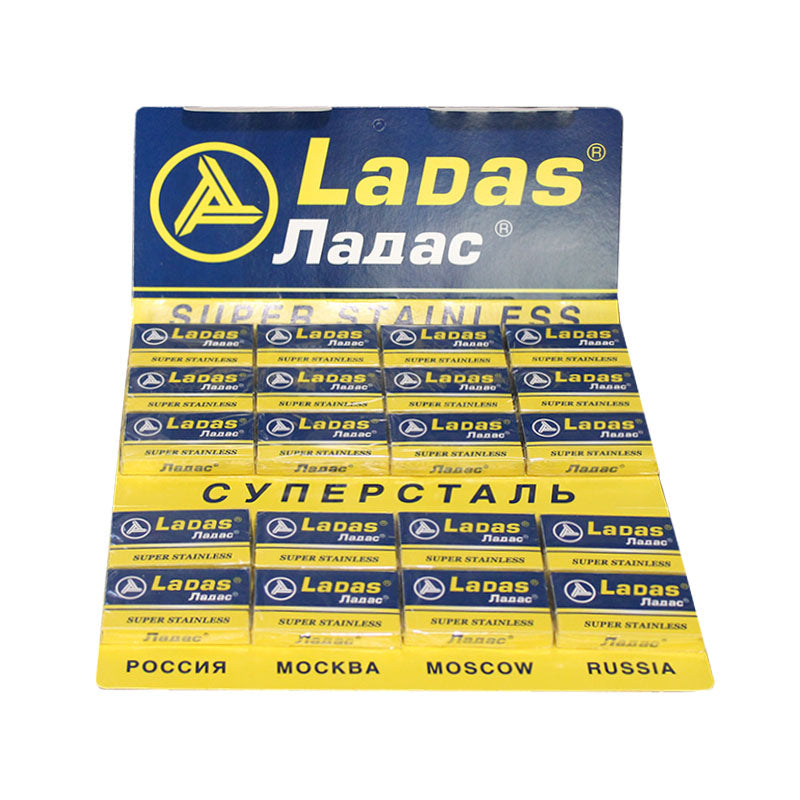 Ladas Super Stainless DE Safety Razor Blades - 100 pack