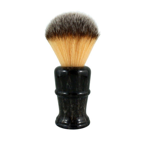 Vie-Long - Shaving Brush, Brown Horse Hair Acrylic & Metal, Ivory & Silver - PB14030