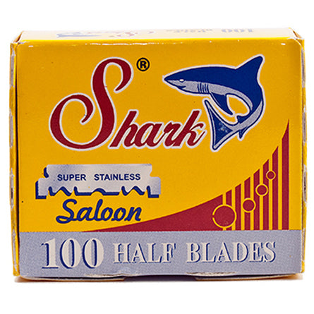 Shark - Half Blades- 100 Count- for Shavette Barber Razors