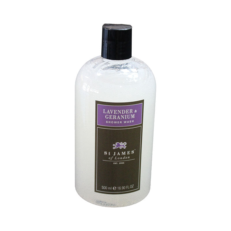 St. James of London – Lavender & Geranium Shower Wash 16.9 oz