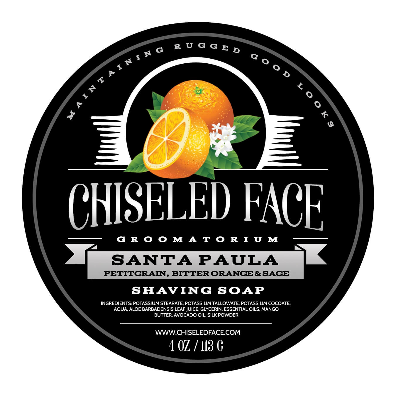 Chiseled Face – Santa Paula – Shaving Soap