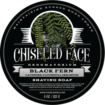 Chiseled Face – Black Fern – Shaving Soap