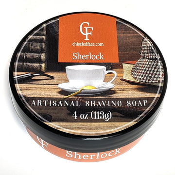 Chiseled Face - Silk Tallow Shave Soap - Sherlock