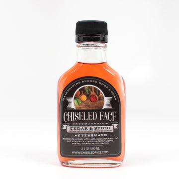 Chiseled Face – Cedar & Spice – Aftershave Splash