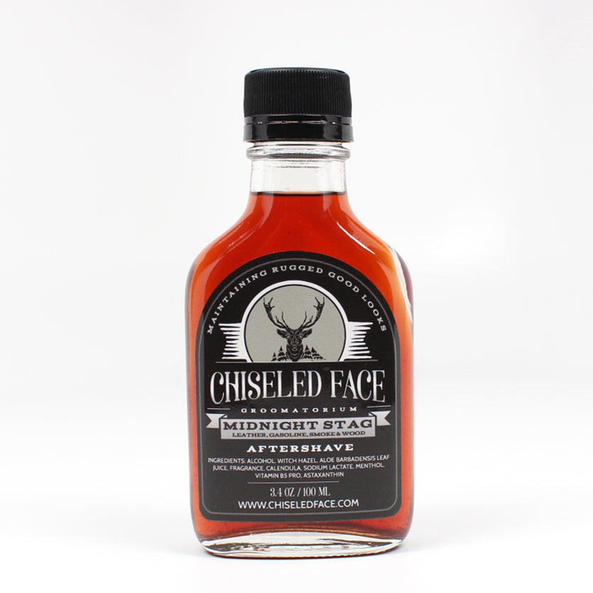 Chiseled Face – Midnight Stag – Aftershave Splash