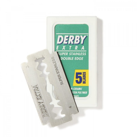 Derby Extra DE Safety Razor Blades Paper Wrapped Individually (100 Pack)