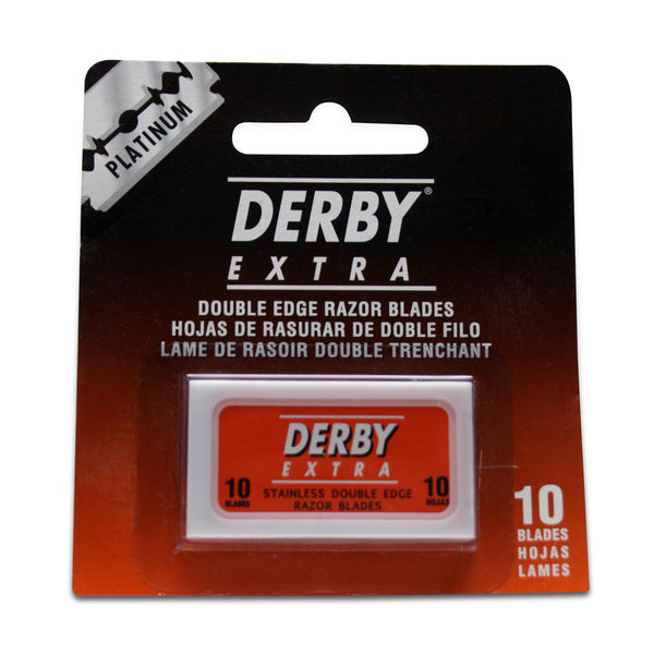 Derby Extra Stainless DE Razor Blades, 10 Blades