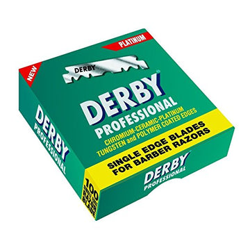 Derby Professional Single Edge Shavette Razor Blades 100 Pack