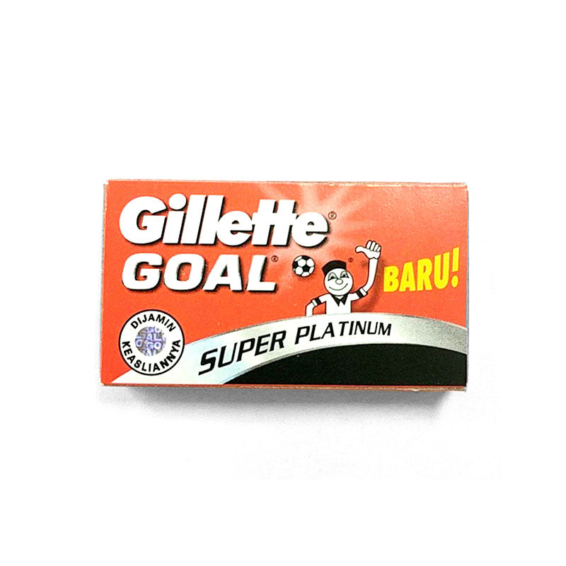 Gillette Goal Super Platinum DE Safety Razor Blades - 5 pack