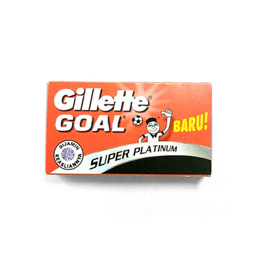 Gillette Goal Super Platinum DE Safety Razor Blades - 5 pack
