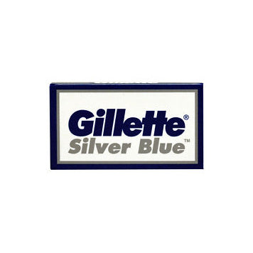 Gillette - Silver Blue DE Safety Razor Blades - 5 pack