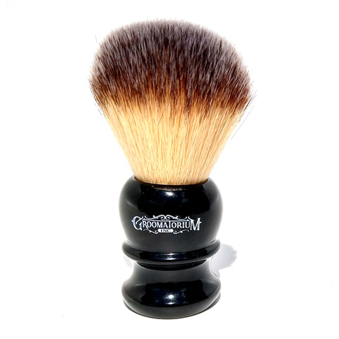 RazoRock - 400 Plissoft Synthetic Shaving Brush - Glossy Black Handle