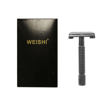 WEISHI Shaving - 9306C Gunmetal Short Handle Safety Razor