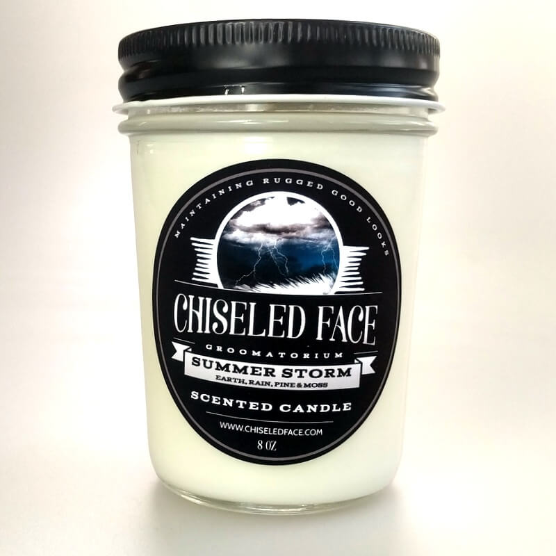 Chiseled Face – Summer Storm Scented Candle