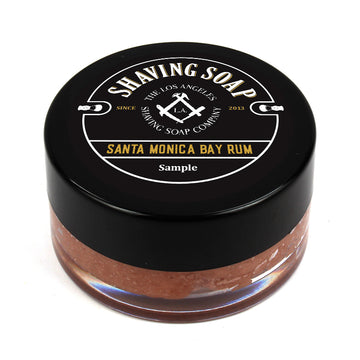 LA Shaving Soap Co. - Santa Monica Bay Rum Shaving Soap Sample