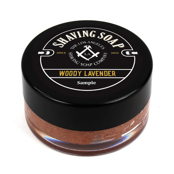 LA Shaving Soap Co. - Woody Lavender Shaving Soap Sample