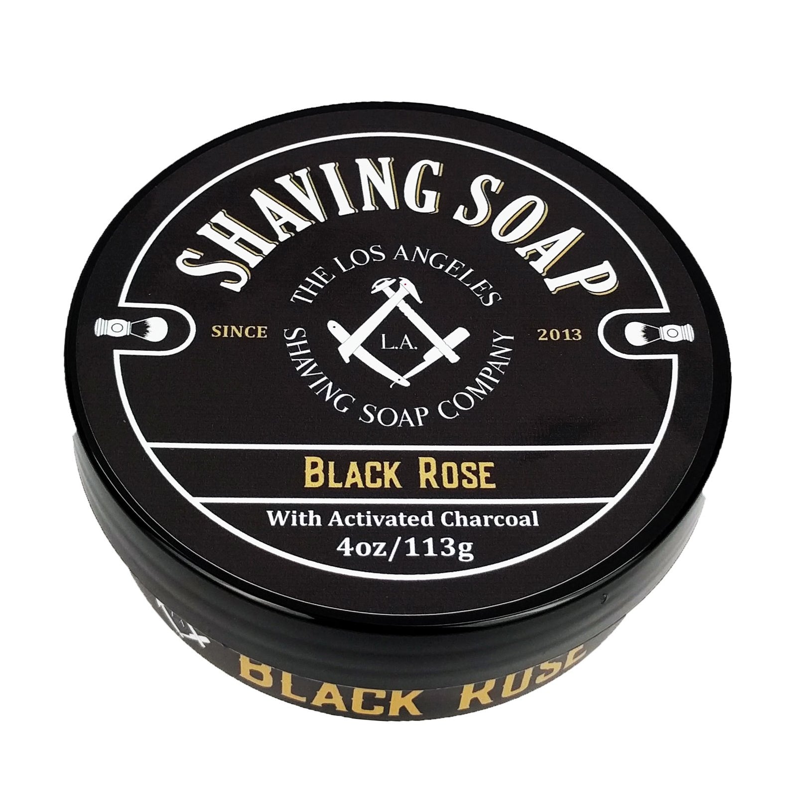 LA Shaving Soap Co - The Black Rose Vegan Shaving Soap