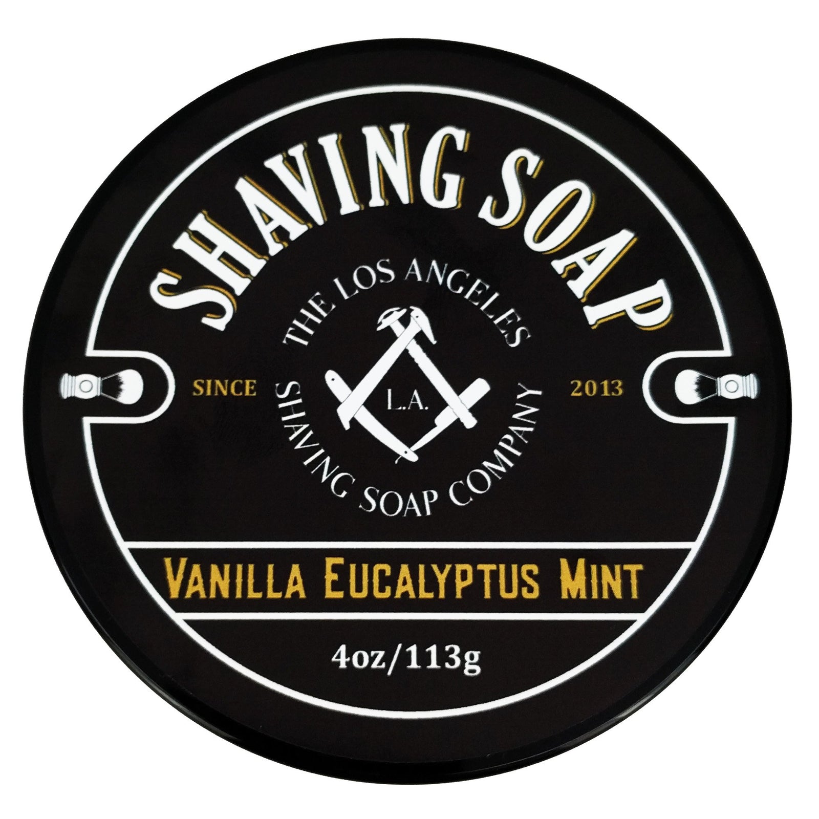 LA Shaving Soap Co - Vanilla/Eucalyptus/Mint Shaving Soap