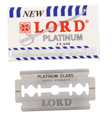 Lord Super Chrome DE Safety Razor Blades - 5 pack
