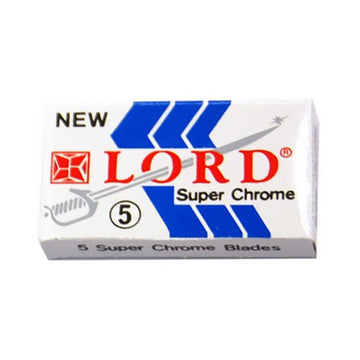 Lord Super Chrome DE Safety Razor Blades - 5 pack