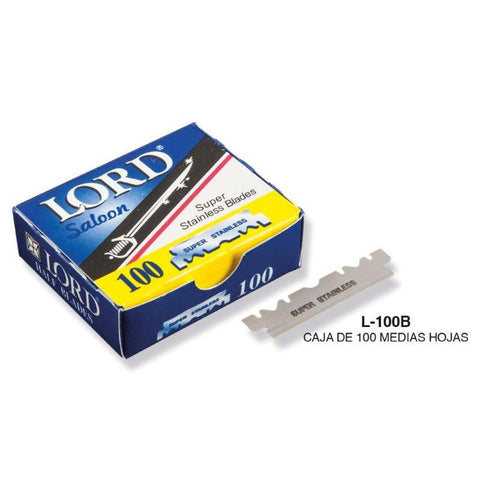 Lord Super Stainless DE Safety Razor Blades - 100 pack