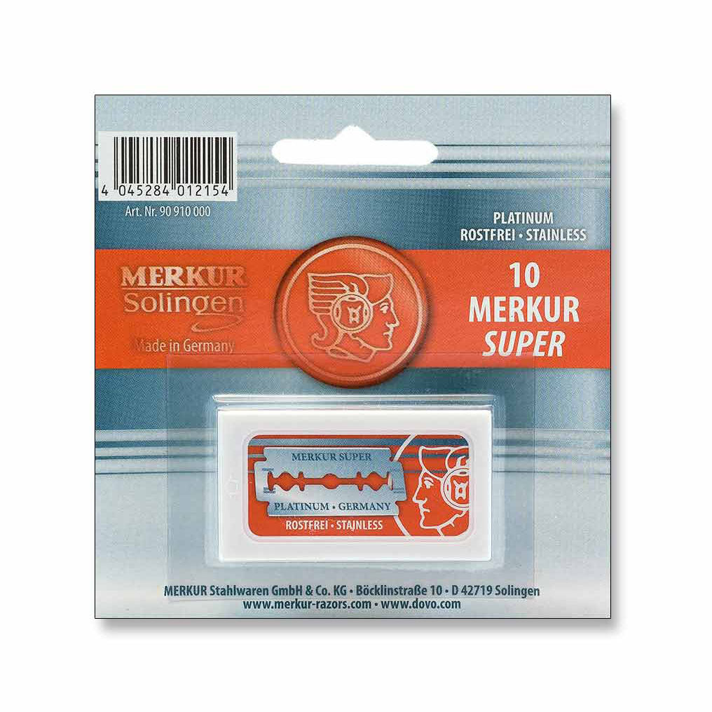 Merkur Super Platinum DE Safety Razor Blades - 10 pack