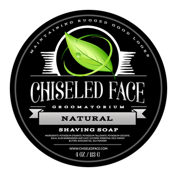 Chiseled Face – Natural – Shaving Soap
