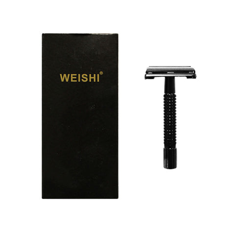 WEISHI Shaving - 9306 PVD-L BLACK Long Handle Safety Razor