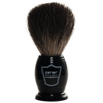 Parker - BKBB Black Resin Handle, Black Badger Shaving Brush