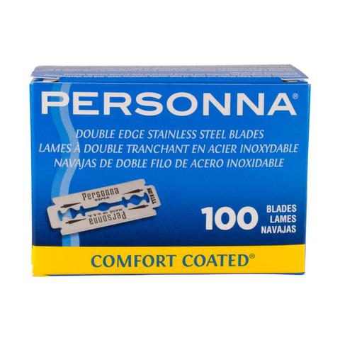 Personna Comfort Coated Double Edge Blades - 100 Pack