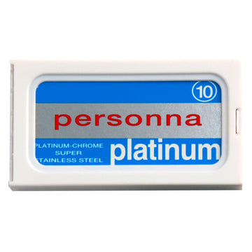 Personna - Platinum (Israeli Reds) Double Edge DE Razor Blades, 10 Blades