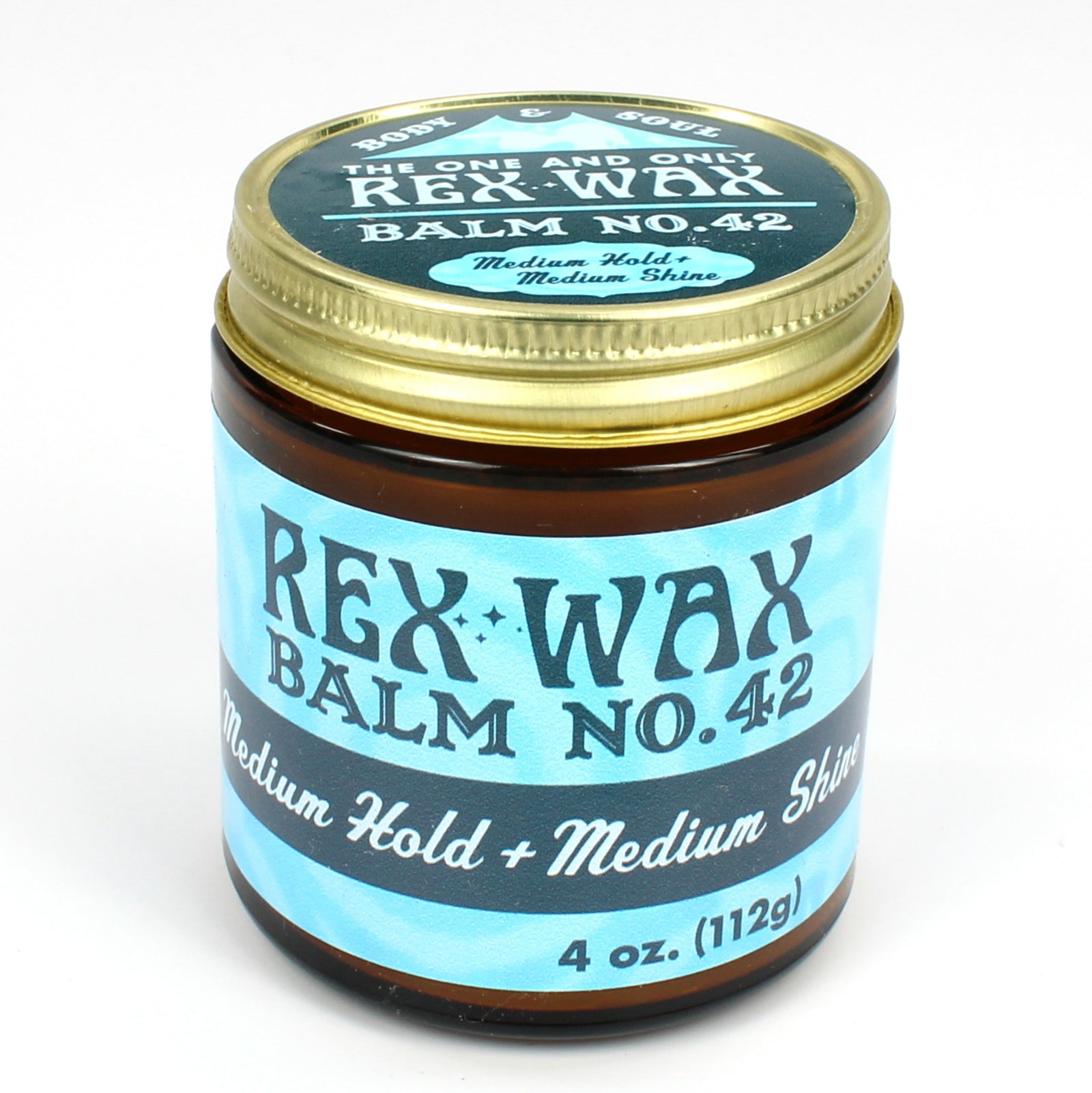 Rex Wax - Balm No.  42 Medium Hold Medium Shine 4oz Pomade