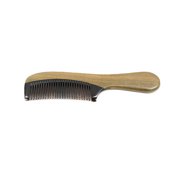 Sandalwood Comb With Ox Horn Teeth – Groomatorium Inc