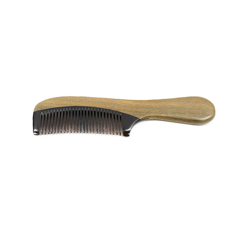 Carved Wooden Beard Comb