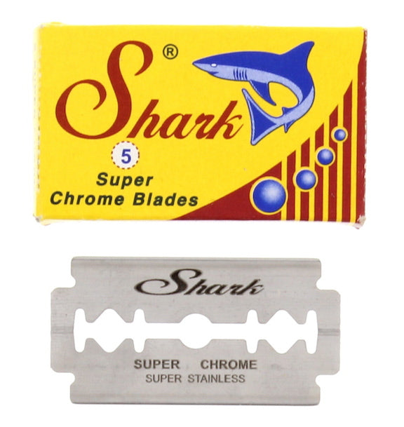 Shark DE Super Chrome Safety Razor Blades 5 Pack