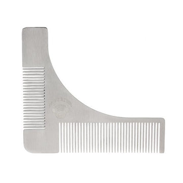 Stainless Steel Beard Shaping Tool and Comb