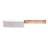 Shaving Brush Detangling Comb with Wooden Handle