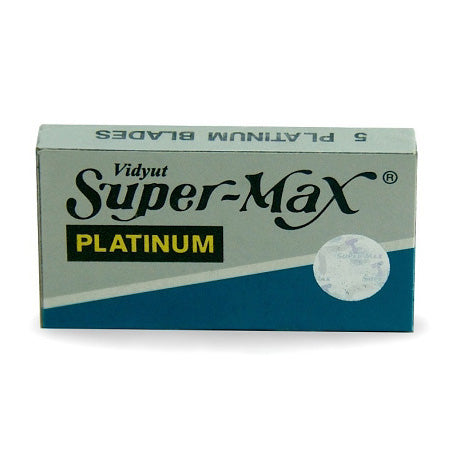 Super-Max Platinum DE Safety Razor Blades - 5 pack