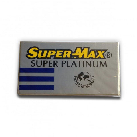 Super-Max Platinum DE Safety Razor Blades - 5 pack