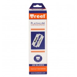 Treet - Platinum Super Stainless Steel DE Razor Blades - 200 pack