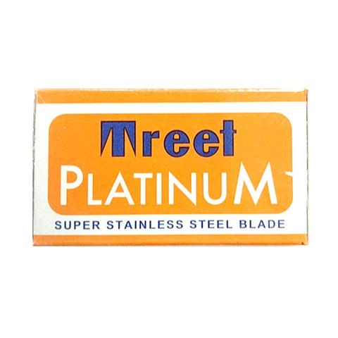 Treet - Platinum Super Stainless Steel DE Razor Blades - 200 pack