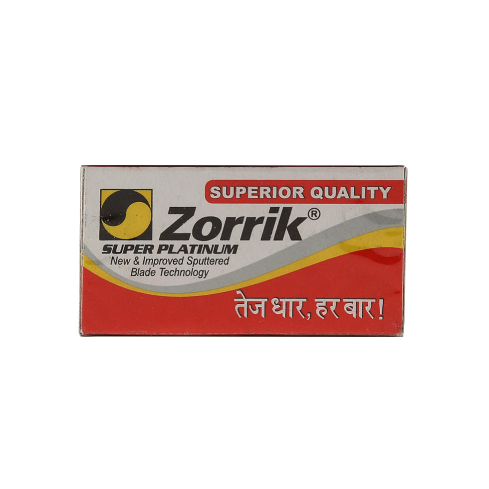 Zorrik - Super Platinum Double Edge Safety Razor Blades, 10 blades ...