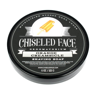 Chiseled Face – Orange Creamsicle with Menthol – Shaving Soap
