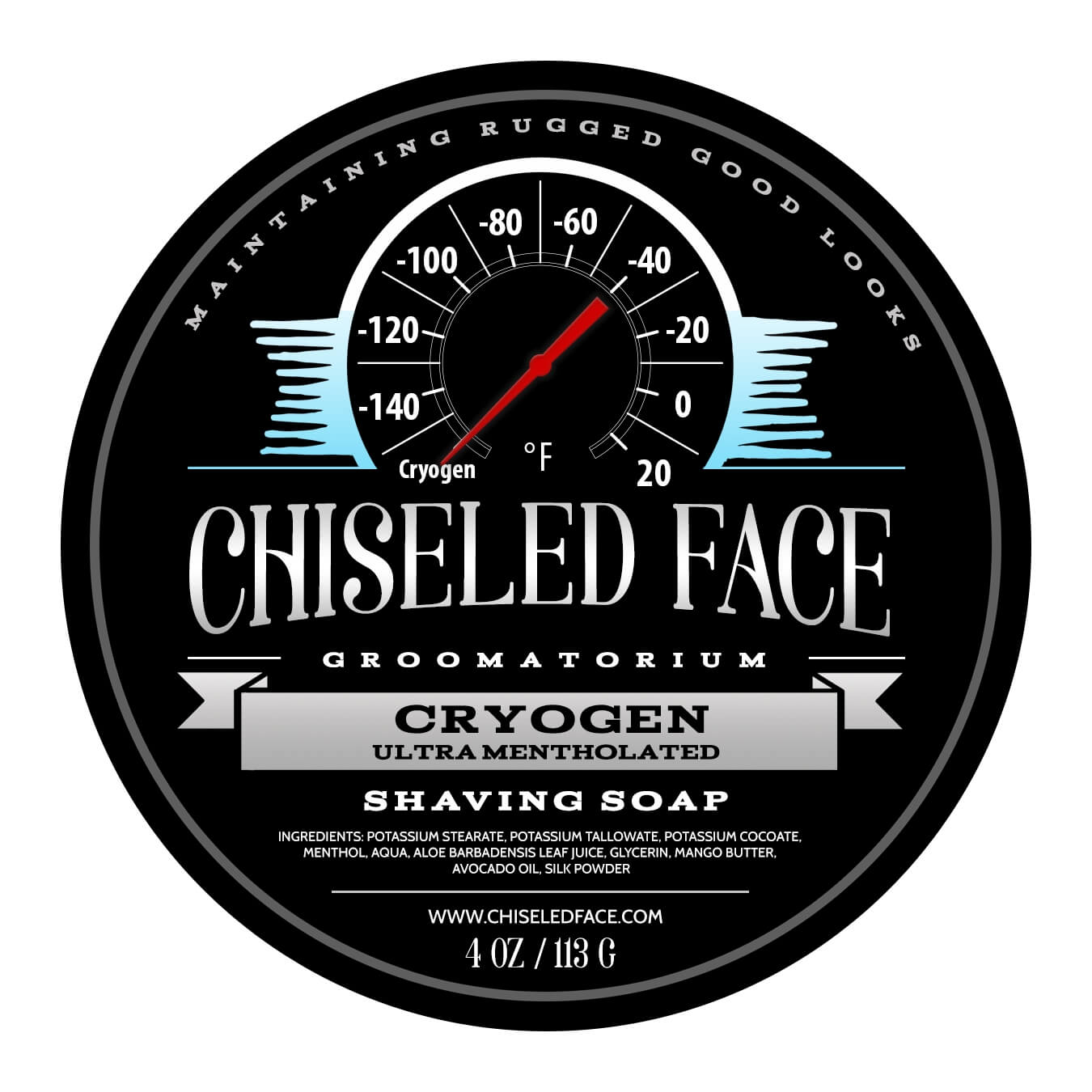 Chiseled Face – Cryogen – Shaving Soap
