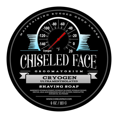 Chiseled Face – Orange Creamsicle with Menthol – Shaving Soap